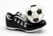 Fine Porcelain Soccer Shoes salt and Pepper Shaker Set Figurine