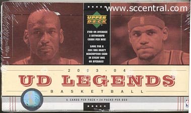 2003 04 Upper Deck SP Authentic Basketball Unopened Hobby Box