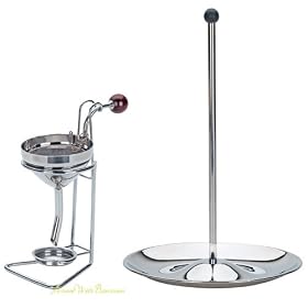 Wine Decanter Drying Stand, Filter, and Funnel Set by 