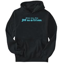 KISS ME, I'm Muslim Herren Hoodie Schwarz