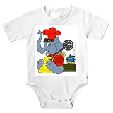 Onesie with chef, cook, elephant, kitchen