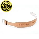Gold's Gym 4 Inch Stitched Leather Weight Lifting Belt-Small