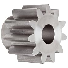 Boston Gear Spur Gear, 14.5 Pressure Angle, Steel, Inch, 4 Pitch