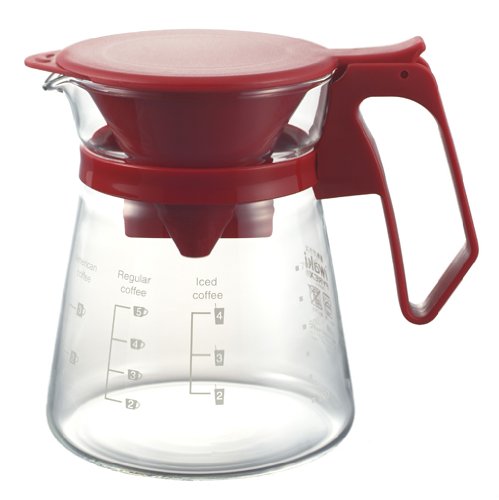 iwaki NEWコーヒーハウス 600ml レッド K8685-R