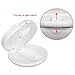 KEDSUM Rechargeable Lighted Makeup Mirror with Cover, LED Travel Mirror with Lights, Compact Vanity Mirror with Touch Screen Dimming, with a Magnification Pocket Spot Mirror