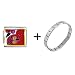 Pugster Heart And Flowers Italian Charm Bracelet