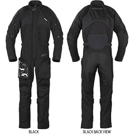 Alpinestars 360 R Drystar Men's 1pc. Textile Sports Bike Racing Motorcycle Suit - Color: Black, Size: X-Large