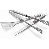 Weber 6420 3-Piece Stainless-Steel Barbecue Tool Set