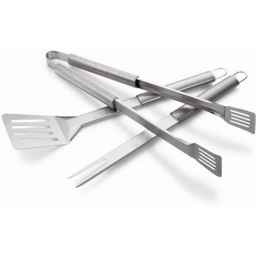 Weber 6420 3-Piece Stainless-Steel Barbecue Tool Set