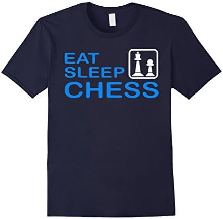 Men's Chess T shirt - Chess Apparel Small Navy