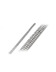 5.00 Carat Diamond Bracelet in 14K White Gold