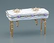 Reutter Porcelain Victorian Rose Miniature Double Sink