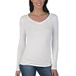 Mossimo® Black: Long-Sleeve Tissue Tee - True White