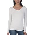 Mossimo® Black: Long-Sleeve Tissue Tee - True White