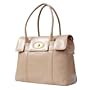 Olive N Figs Capuccino Leather Briefcase/Tote
