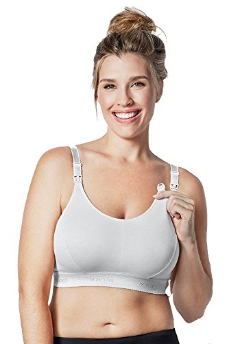 Bravado Designs Original Nursing Bra - Double Plus Style - White - M++ (36-40 DD-G)