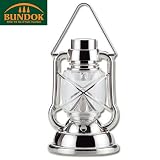 BUNDOK(バンドック) LEDレトロランタン メタリックシルバー BD-290 レトロ