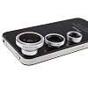 3 in 1 Camera Lens Kit Designed for Apple iPhone 4 4S iPad (Fish Eye Lens, Wide Angle + Micro Lens)