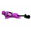 Hyper Pet Flying Pig Dog Toy, Pink