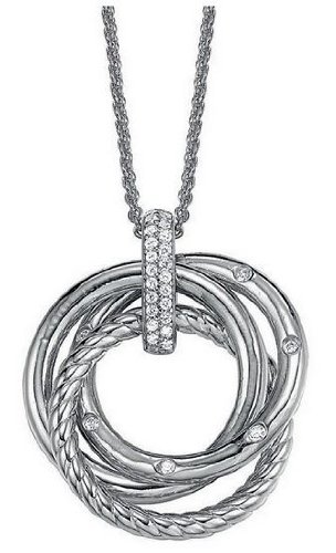 Esprit Damen-Kette Trilogy Fever 925 Sterling Silber 40 + 3 cm ESNL91932A400 Preisvergleich