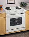Frigidaire FED355ES 30" Drop-in Electric Range with 4 Coil Elements &amp; Dual Radiant Baking System: White on White