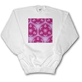 Lee Hiller Designs Kaleidoscope - Kaleidoscope Pink Azalea Leopard Print - Sweatshirts