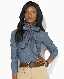 Lauren Jeans Co. Shirt, Rosana Long Sleeve Chambray