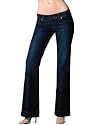 Genetic Denim Jeans - Bell Bottoms - Dark Denim Designer Jeans - Clearance Sale FREE Shipping