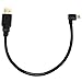 USB A male to Mini USB B 5Pin Male right angle adapter