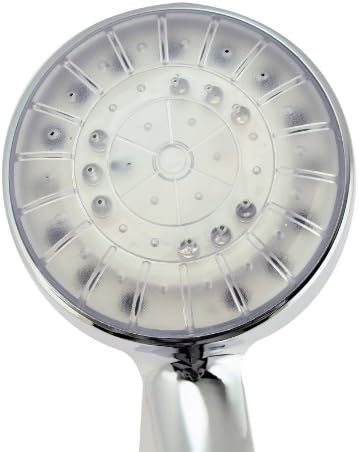 New 3 Color LED Romantic Light Bright Water Bath Home Bathroom Shower Head Glow