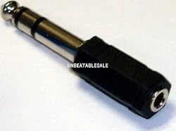 Hosa 3.5Mm Trsf To 1/4 In Trs M Adaptor - GPM103