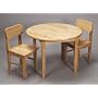 Gift Mark Round Children table, Natural
