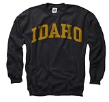 Idaho Vandals Black Arch Crewneck Sweatshirt