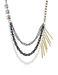 Steve Madden Stick Multi-Chain Necklace, 19"