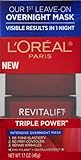 L'Oreal Paris Revitalift Triple Power Night Mask, For All Skin Types, 1.7 Ounce
