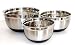 3 Piece Deluxe Non-Slip Stainless Steel Mixing Bowl Set