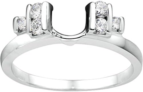 Diamond Classic Three Stone Inspired Ring Wrap mounted in 10K Rose Gold (0.24 ct twt.) Diamonds G-H I1-I2