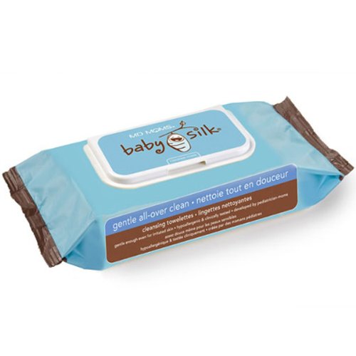Baby Silk™ Gentle All Over-Clean Cleansing Towelettes by MD Moms
