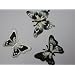 3-er Set Schmetterling Tier Insekt B�GELBILD Aufkleber AUFN�HER APPLIKATION Sticker
