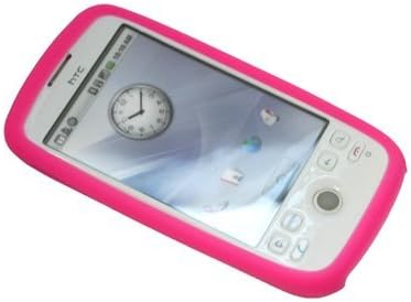Hot Pink Silicone Soft Skin Case Cover for HTC G2 Google MyTouch 3G