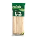 Luster Leaf 812 Rapiclip Wood Plant Label, 6-Inch Length, Pack of 24