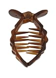 Caravan Open Fish Ponytail Clincher With Spring In Tortoise Shell For Your Pony