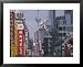 Busy Nanjing Road, Shanghai, China Framed Art Poster Print by Keren Su, 31x25