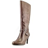 Lauren Ralph Lauren Becca Women's Dress Leather Boots Heels Brown Sz 9