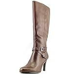 Lauren Ralph Lauren Becca Women's Dress Leather Boots Heels Brown Sz 9