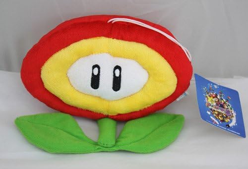 Super Mario Figure Ice&Fire Flower Plush Doll Nintendo 8"
