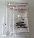 400 piece Self Seal Suffocation Warning Combo Pack 1.5 mil Poly Bags: 4 sizes. 100 each: 6x9, 8x10, 9x12, 11x14