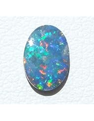 O&G Australia Natural Opal Doublet Gemstone, 7x5mm