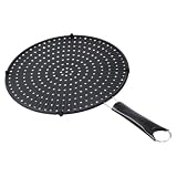 Orka Silicone 14 Silicone Splatter Screen.  Color Black.