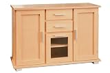 Produkt-Bild: Links 30100440 TIKA Sideboard Buche Glas 126x43x86 cm